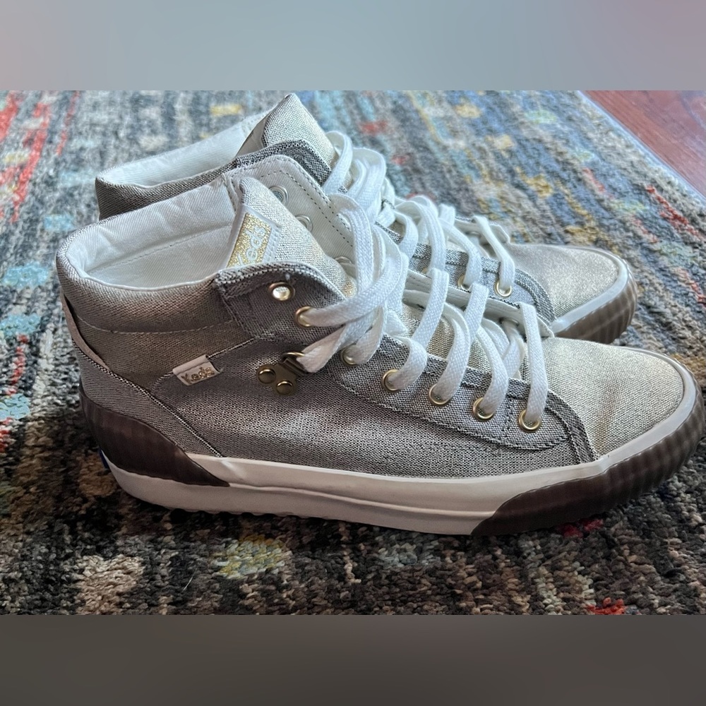 Keds Demi TRX Mid Metallic Canvas Sneaker